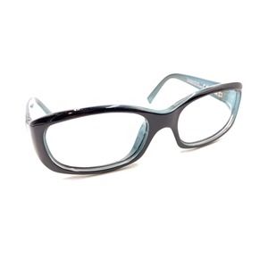 Maui Jim Punchbowl MJ 219-03 Black Light Blue Sunglasses Frames 54-17 135 Italy